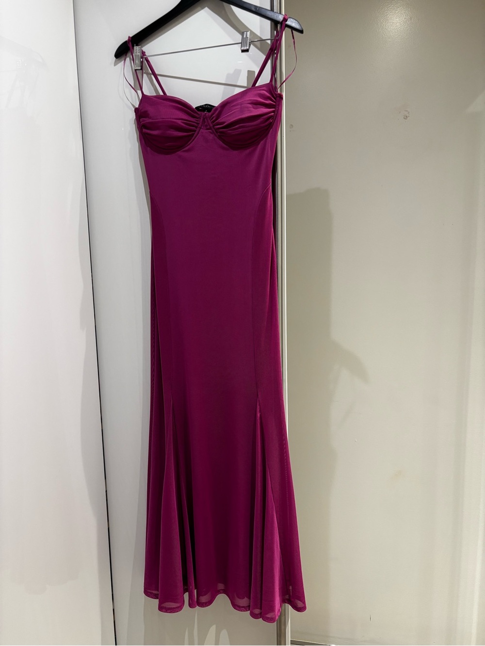 Dynamite Ruched Maxi Dress, size M - Picture 2 of 5